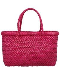 Dragon Diffusion - Mini Flat Gora Leather Shoulder Bag - Lyst