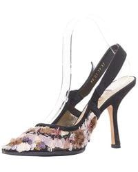 Dior - Cotton 2021 J'A Floral Pump (Authentic Pre-Loved) - Lyst