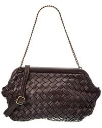 Isabella Rossetti - Quincy Hand Woven Leather Clutch - Lyst
