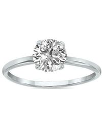Lab Grown Diamonds - 14K 1.00 Ct. Tw. Lab-Grown Diamond Solitaire Ring - Lyst