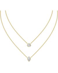 Lab Grown Diamonds - 18K Over 2.08 Ct. Tw. Lab-Grown Diamond Necklace - Lyst