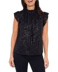Sail To Sable - Ruffle Neck Top - Lyst