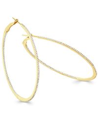 Sabrina Designs - 14k 0.70 Ct. Tw. Diamond Inside Out Hoops - Lyst