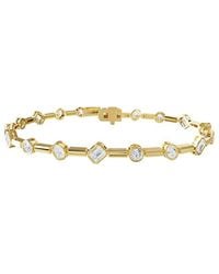 Lab Grown Diamonds - 14K 2.84 Ct. Tw. Lab-Grown Diamond Station Bracelet - Lyst