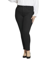 NYDJ - Plus Ami Black Rinse Skinny Leg Jean - Lyst