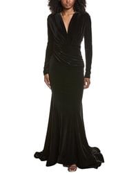 Issue New York - Velvet High-Low Gown - Lyst