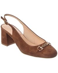 Dune - Dreaming Suede Slingback Pump - Lyst