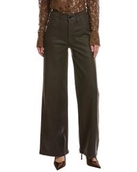 DL1961 - Hepburn Walnut Coated Wide Leg Jean - Lyst