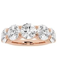 Lab Grown Diamonds - 14K 5.00 Ct. Tw. Lab-Grown Diamond Ring - Lyst