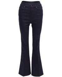 Prada - Logo Fit Flare Jean, Size Int (Authentic Pre-Loved) - Lyst