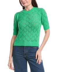 Isla - Piper Pointelle Knit Top - Lyst