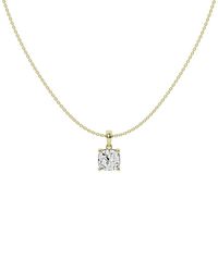 Lab Grown Diamonds - 14K 1.50 Ct. Tw. Lab-Grown Diamond Solitaire Pendant Necklace - Lyst