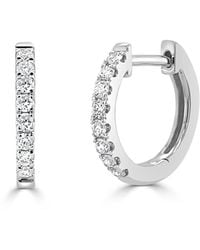 Sabrina Designs - 14k 0.25 Ct. Tw. Diamond Huggie Earrings - Lyst