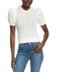 Alice + Olivia - Chase Puff Sleeve Sweater - Lyst