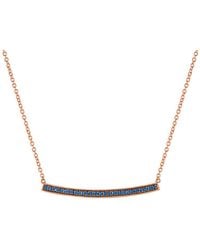 Le Vian - Le Vian 14K Rose 0.27 Ct. Tw. Sapphire Necklace - Lyst