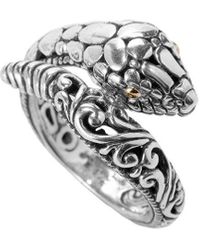 Samuel B. - 18k & Silver Snake Bypass Ring - Lyst