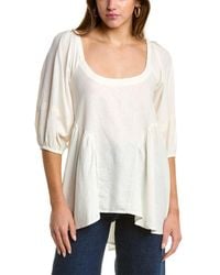 Free People - Blossom Linen-blend Tunic - Lyst
