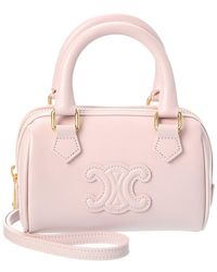 Celine - Boston Mini Leather Shoulder Bag - Lyst