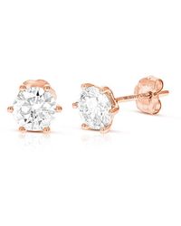 Amairah - 14K 2.00 Ct. Tw. Lab-Grown Diamond Stud Earrings - Lyst