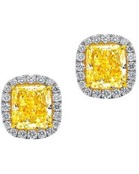 Diana M. Jewels Fine Jewellery 18k 3.43 Ct. Tw. Diamond Studs - Metallic
