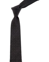 Gucci - Navy GG Silk Tie - Lyst