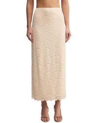 Z Supply - Via Lace Midi Skirt - Lyst