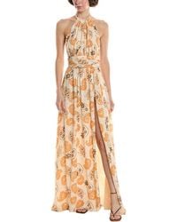 Marion - Puckered Halter Maxi Dress - Lyst