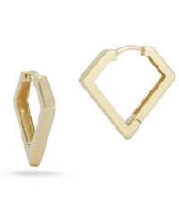 Ember Fine Jewelry - 14k Dagger Huggie Earrings - Lyst