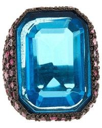 Kenneth Jay Lane - 22K Plated Cocktail Ring - Lyst