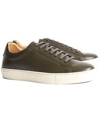 Reiss - Finley Leather Sneaker - Lyst