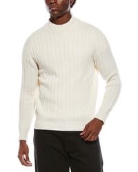 Isaia - Knit Cashmere Mock Neck Sweater - Lyst