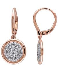 Diamond Select Cuts - 14K Rose 0.50 Ct. Tw. Diamond Earrings - Lyst