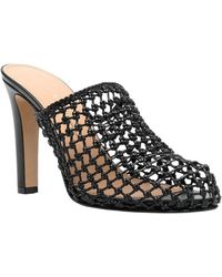 Ferragamo - Ella High-Heel Leather Mule - Lyst