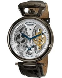 Stuhrling - Stuhrling Original Emperor's Grand Dt Diamond Watch - Lyst