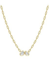 Lab Grown Diamonds - 14K 1.70 Ct. Tw. Lab-Grown Diamond Necklace - Lyst