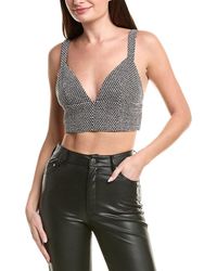 L'Agence - Castalia Knit Bra Top - Lyst
