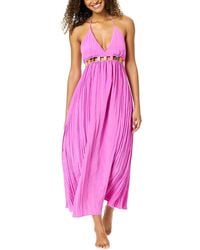 Anne Cole - Maxi V-Neck Jeweled Dress - Lyst