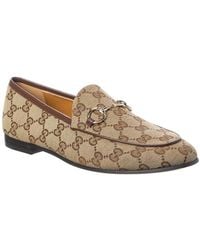 Gucci - Jordaan Gg Motif Loafers - Lyst