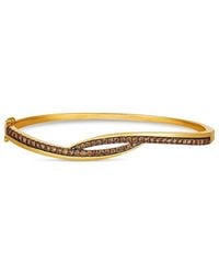 Le Vian - Le Vian Euphoria Chocolate 14K 0.12 Ct. Tw. Diamond Bangle Bracelet - Lyst