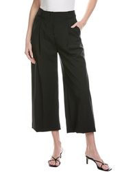 BOSS - Tamania Wide Leg Wool Pant - Lyst