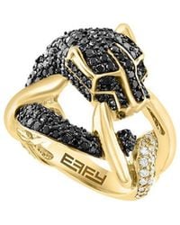Effy Fine Jewelry - 14K 2.06 Ct. Tw. Diamond & Emerald Ring - Lyst