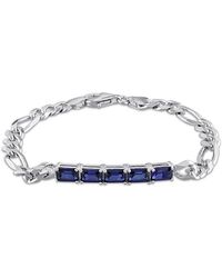 Rina Limor - Silver 4.70 Ct. Tw. Sapphire Birthstone Link Bracelet - Lyst