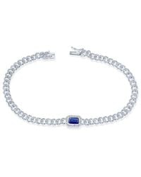 Sabrina Designs - 14K 1.76 Ct. Tw. Diamond & Sapphire Link Bracelet - Lyst