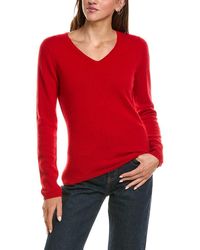 InCashmere - Basic V-Neck 100% Cashmere Sweater - Lyst