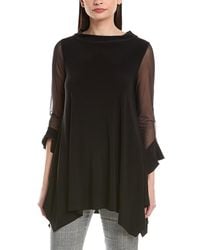 Joseph Ribkoff - Mesh-Sleeve Top - Lyst