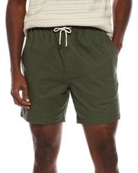 Slate & Stone - Drawstring Relaxed Linen-Blend Short - Lyst