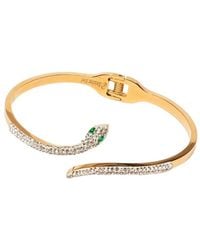 jean claude - Plated Stainless Steel Cz Bangle Bracelet - Lyst