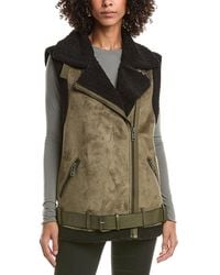 Frye - Belted Moto Vest - Lyst