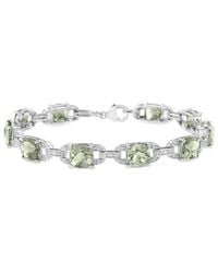 Haus of Brilliance - Colorful Gemstones 1.50 Ct. Tw. Diamond & Lab-Grown Amethyst Tennis Bracelet - Lyst
