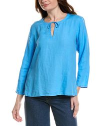 Eileen Fisher - Round Neck Top - Lyst
